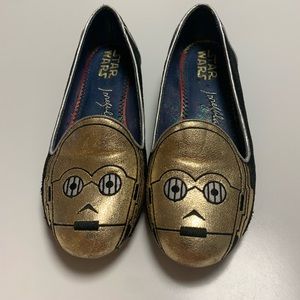 Star Wars C3PO Ballet Flats Size 8